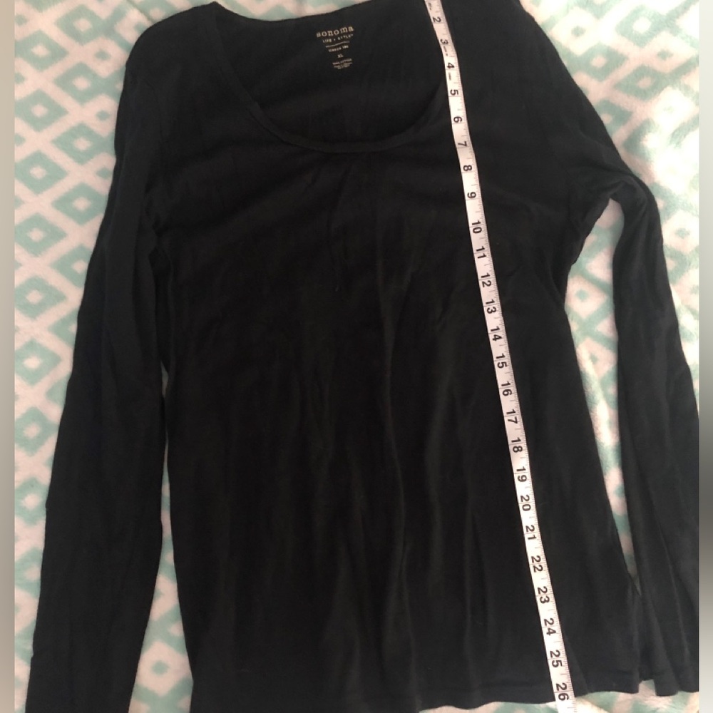 Basic Black Layering T-Shirt